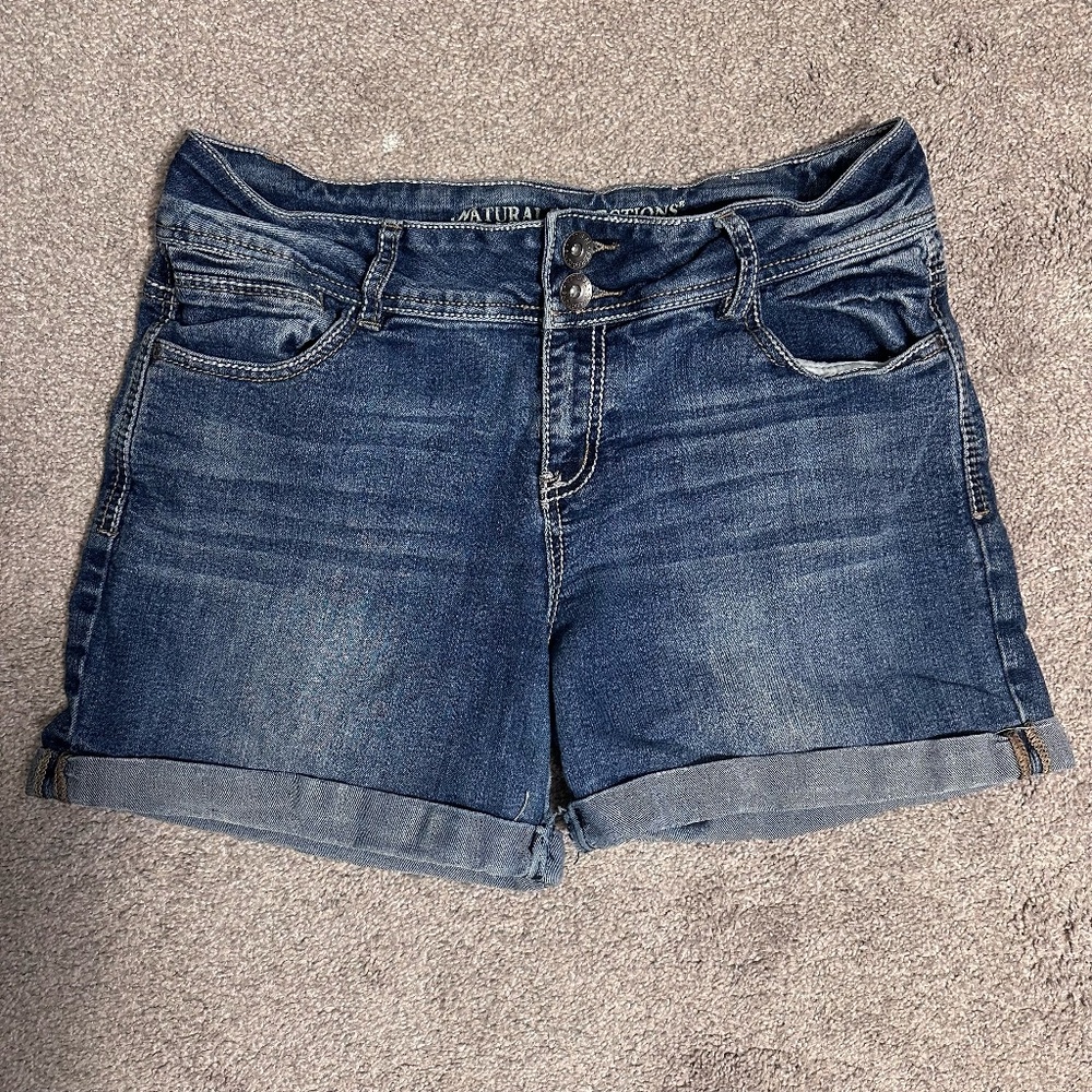 Natural Reflections, 12, Classic Blue Denim Jean Shorts